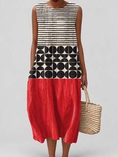 Mia | Colorblock Midi Dress