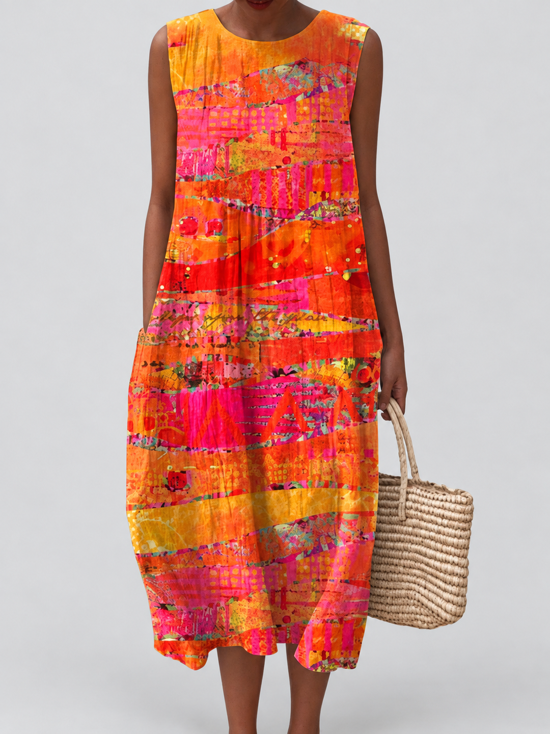 Tegen | Sunset Midi Dress