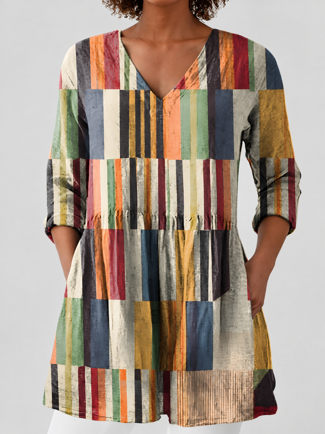 Clarice | Long Blouse V-Neck