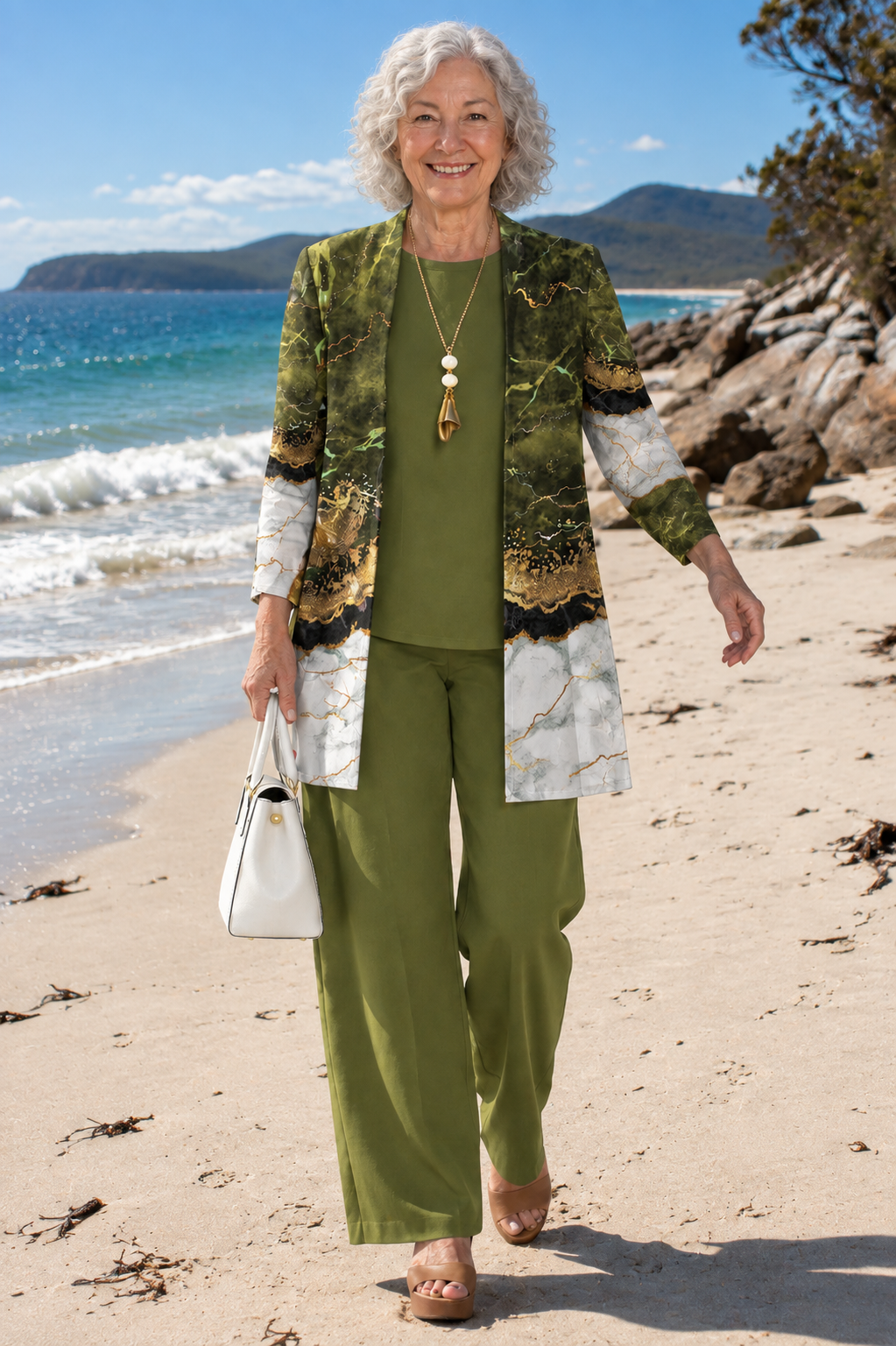 Laney | 3-Piece Set Cardigan Trousers