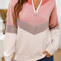 Anastasia | Cozy Half-Zip Pullover