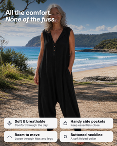Rae | Casual Hooded Harem Jumpsuit benefits