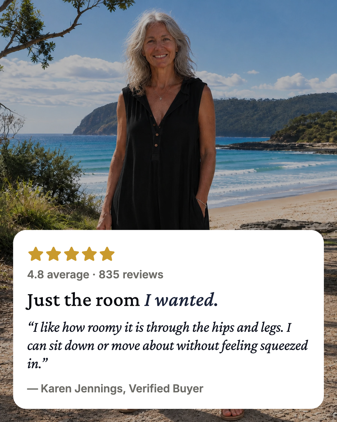 Rae | Casual Hooded Harem Jumpsuit five star customer review