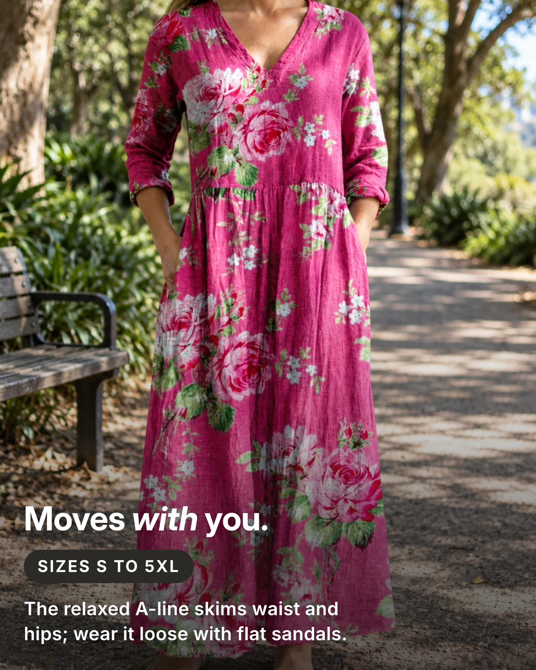 Randolph | Floral Summer Dress fit and sizes