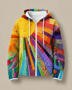 Nika | Sunburst Print Jacket