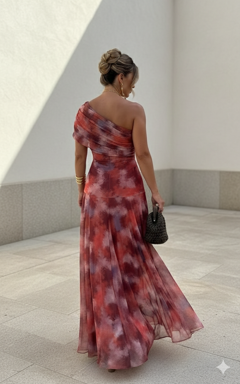 Radella | Fluid Satin Maxi Dress