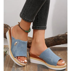 Zenith | Denim-Inspired Ergonomic Sandals