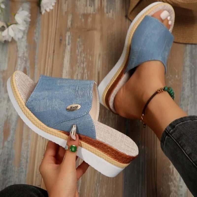 Zenith | Denim-Inspired Ergonomic Sandals