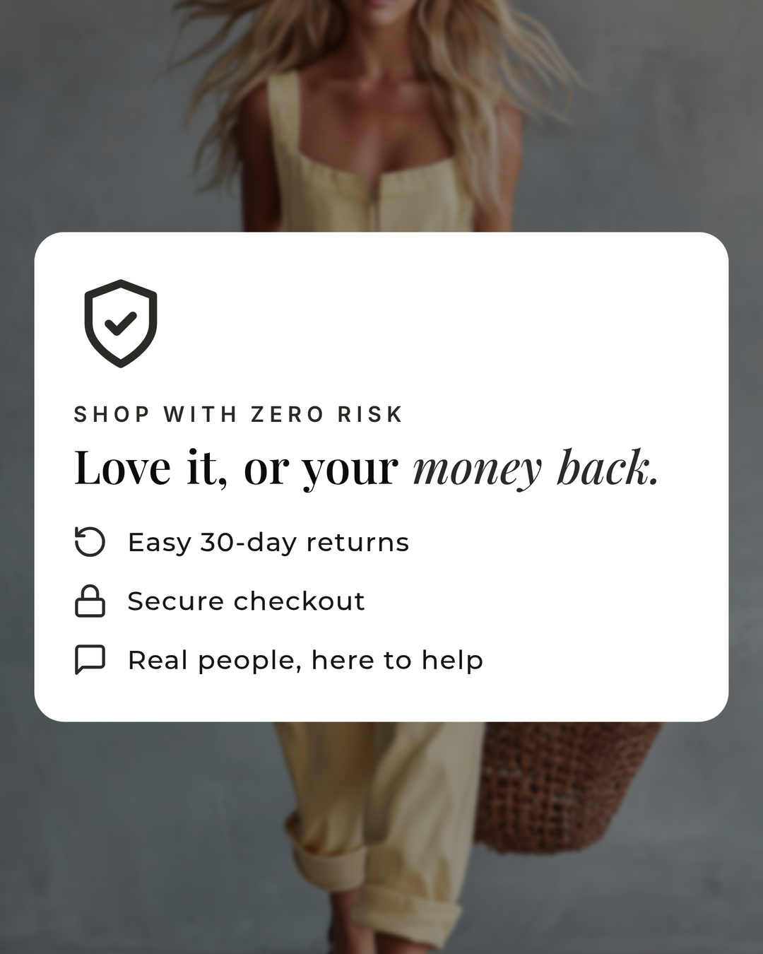 Selkie | Square-Neck Denim Jumpsuit money-back guarantee