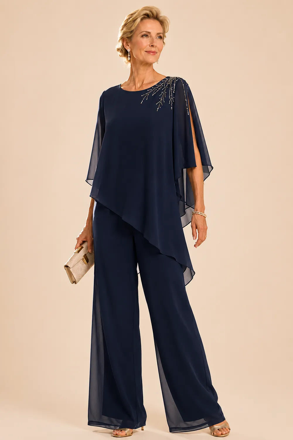 Dory | Embellished Chiffon Pant Suit