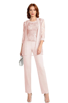 Nix | Chiffon Three-Piece Pant Suit