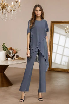 Pamela | Chiffon Two-Piece Formal Set