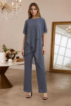 Pamela | Chiffon Two-Piece Formal Set