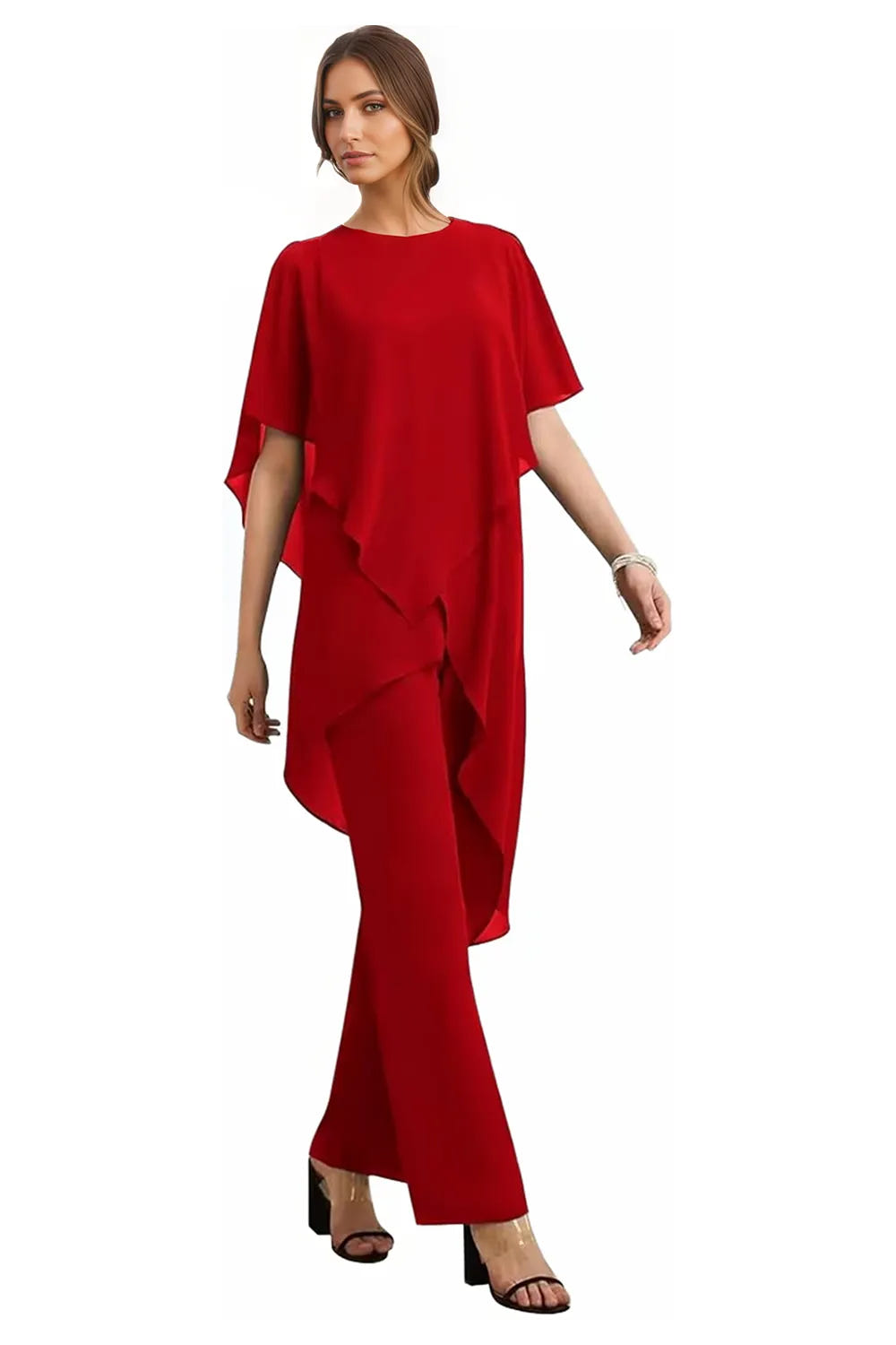 Pamela | Chiffon Two-Piece Formal Set