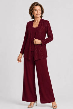 Jimena | Formal Three-Piece Pant Set