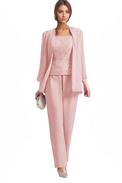 Averil | Three-Piece Chiffon Pant Suit