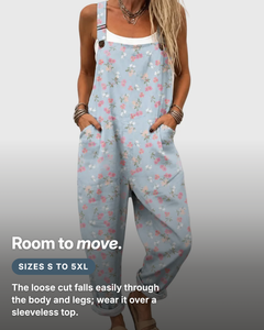 Shirley | Soft Floral Jumpsuit fit and sizes