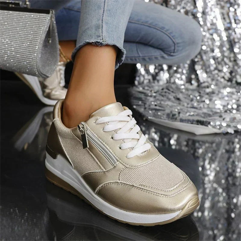 Zinnia | Lace-Up Orthopedic Sneakers