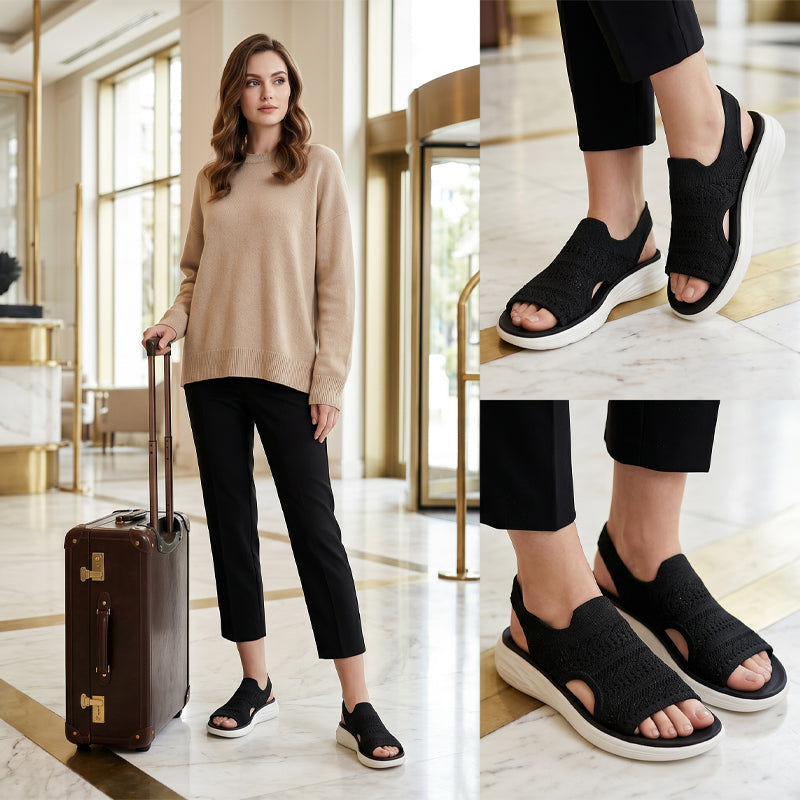 Hero | Breathable Knit Platform Sandals