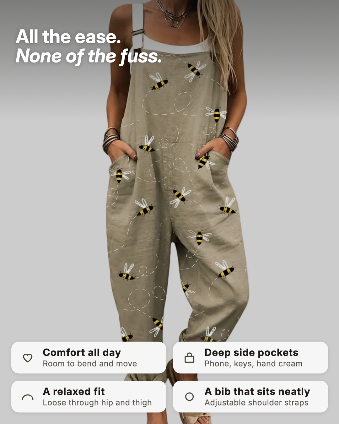 Sula | Easy Linen-Look Overalls benefits