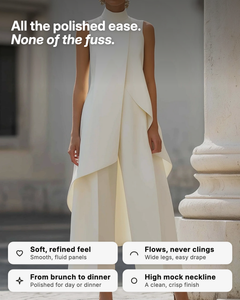 Sylvie | Asymmetric Layered Wide-Leg Jumpsuit benefits