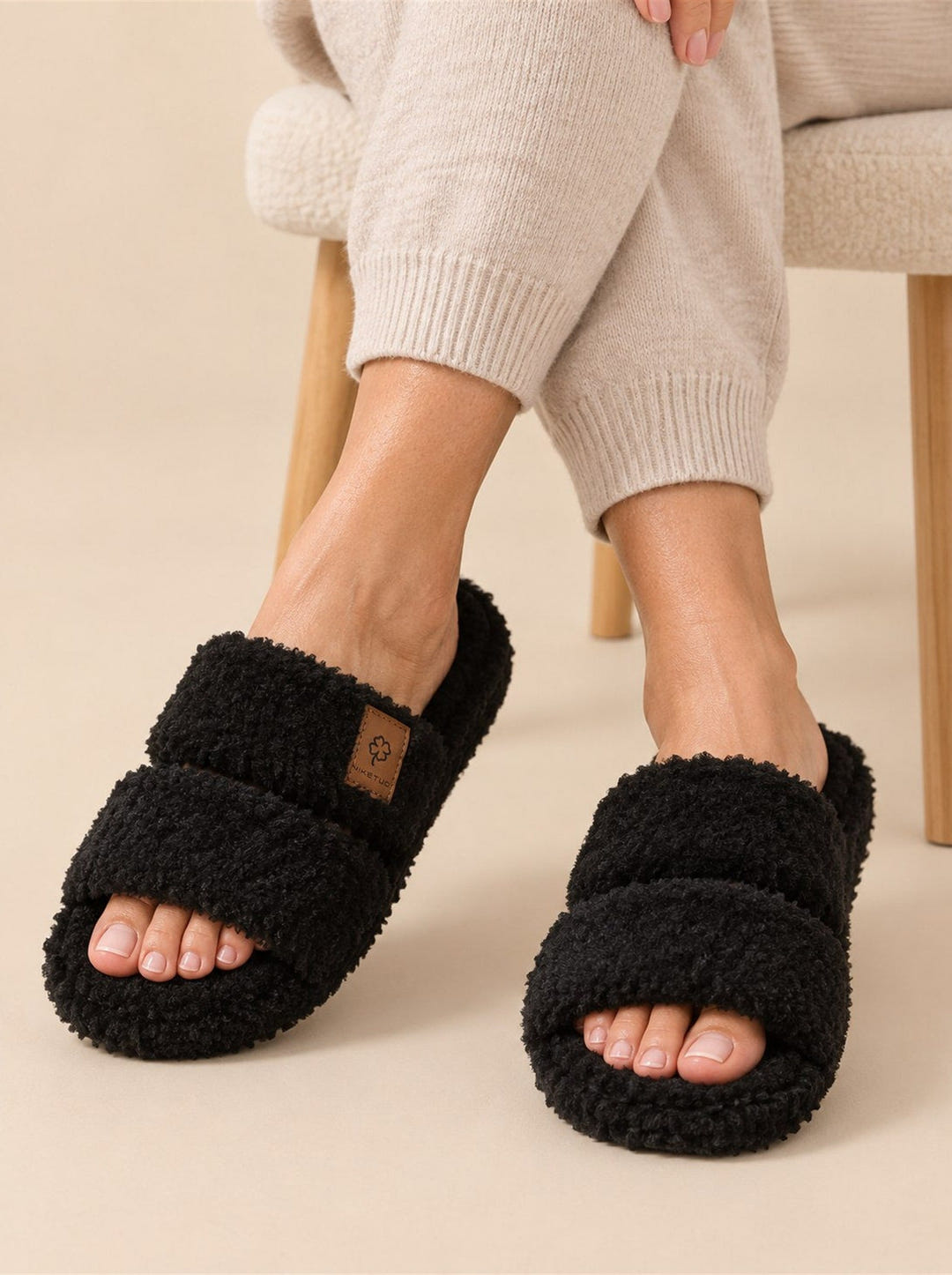 Fenton | Fuzzy Two-Strap Slides