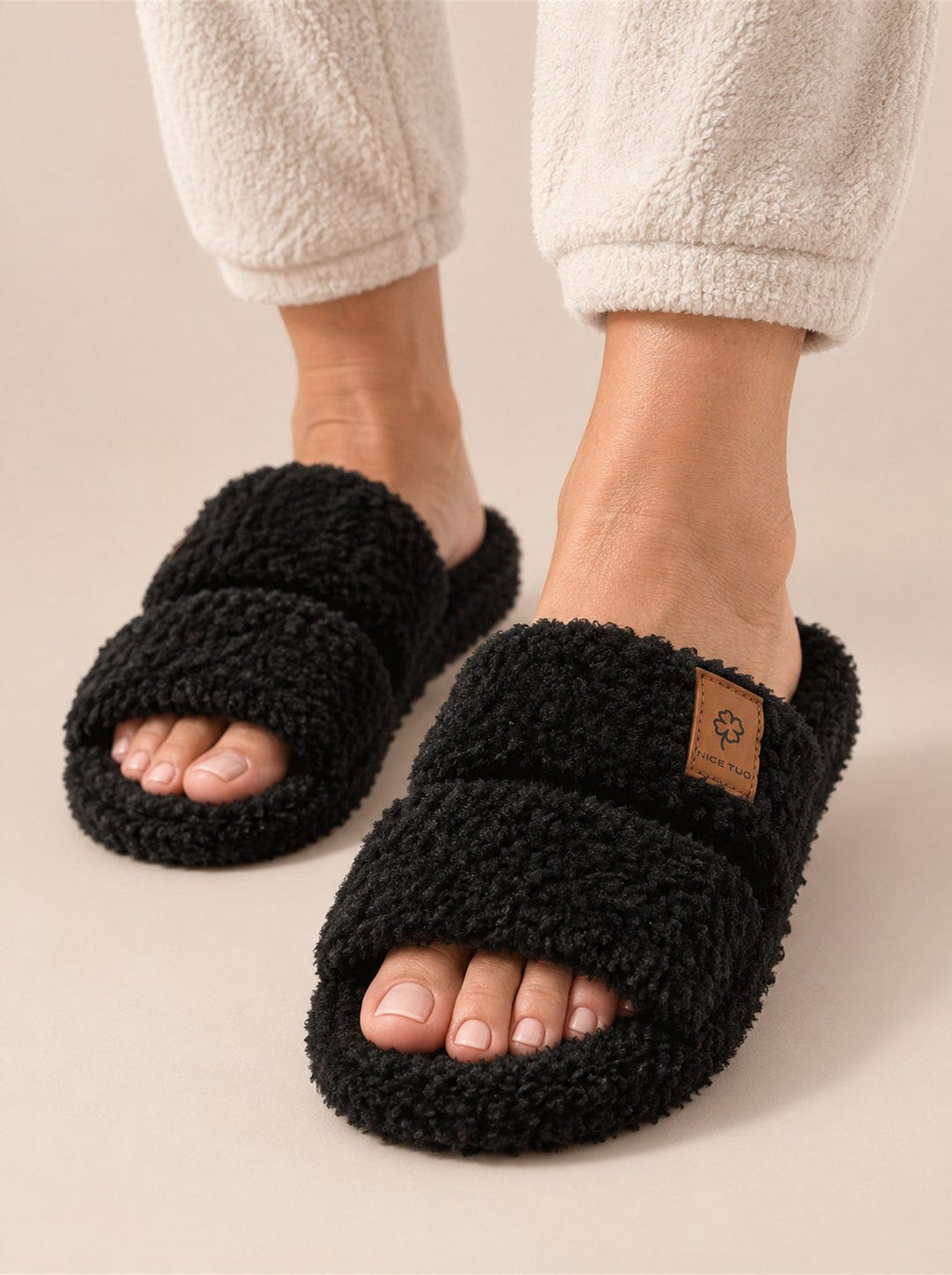 Fenton | Fuzzy Two-Strap Slides
