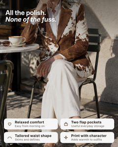 Valene | Statement Print Blazer benefits