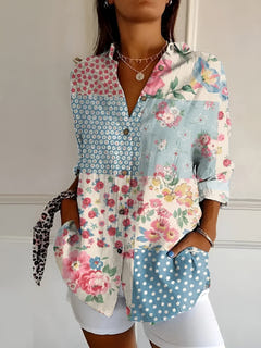 Ursula | Floral Wave Blouse