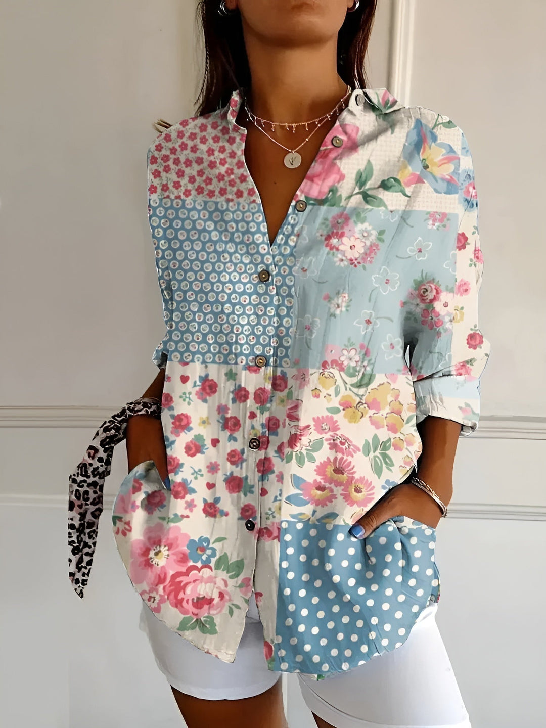 Ursula | Floral Wave Blouse