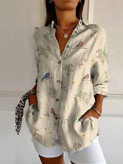 Ursula | Floral Wave Blouse