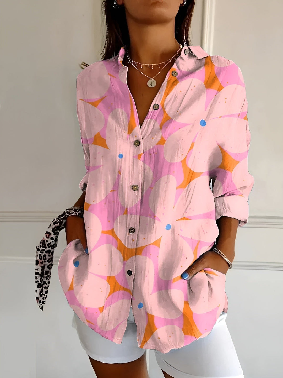 Ursula | Floral Wave Blouse