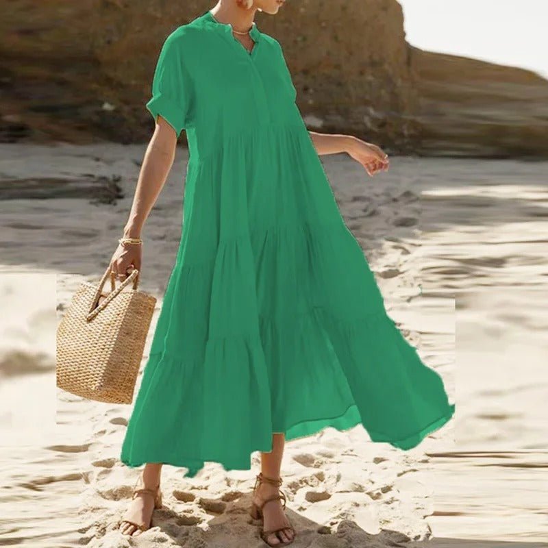 Natalia | Luxe Satin Midi Dress
