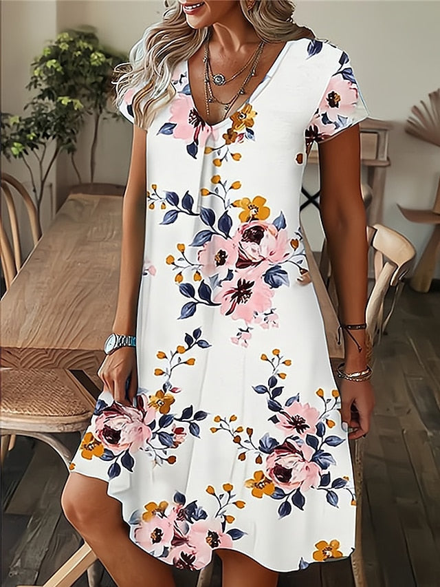 Rumer | Coastal Bloom Mini Dress