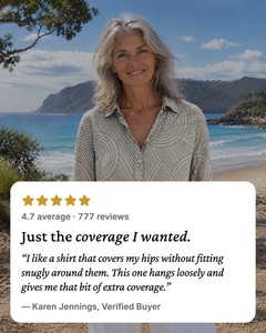 Zadie | Graphic Print Longline Shirt five star customer review