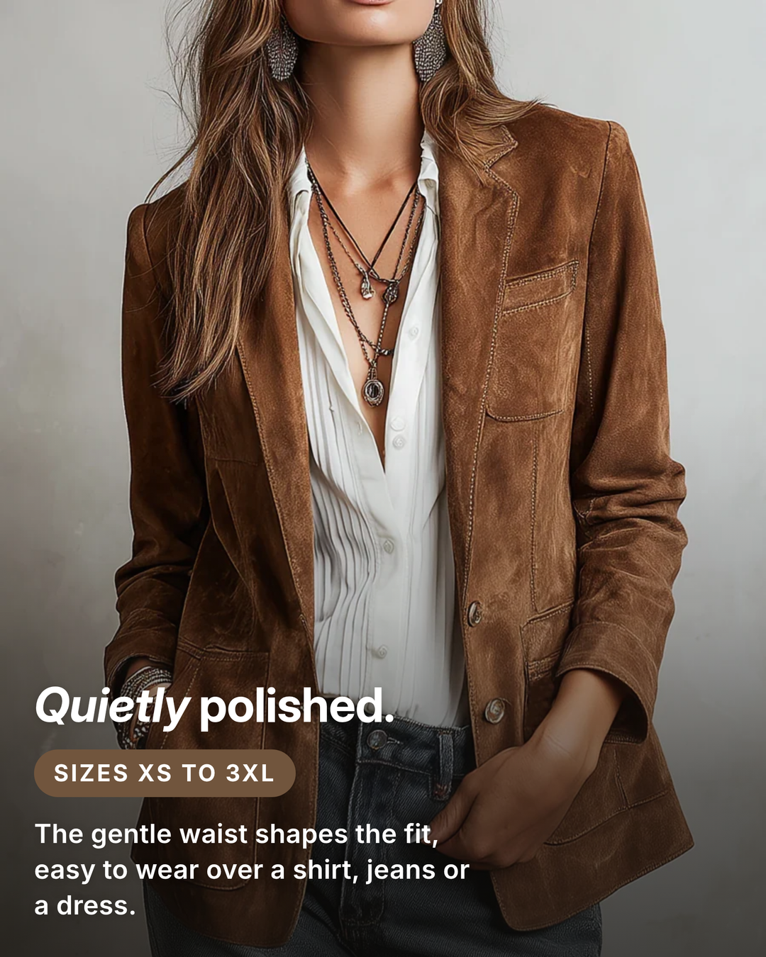 Zina | Tailored Everyday Blazer fit and sizes