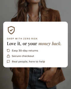 Zina | Tailored Everyday Blazer money-back guarantee