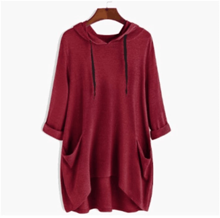 Orla | Elegant Draped Sweatshirt