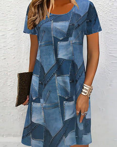 Querida | Chic Printed Dress