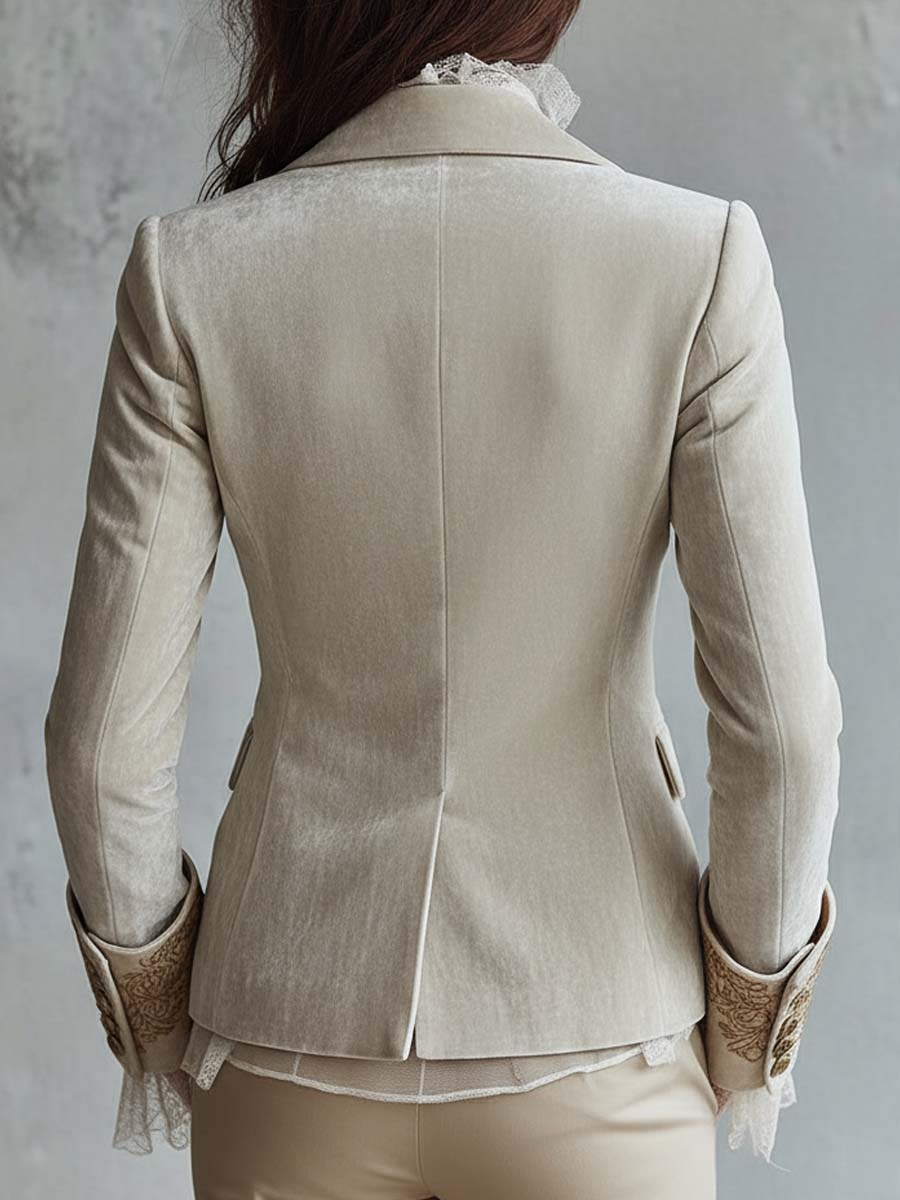 Ismay | Embroidered Tailored Blazer