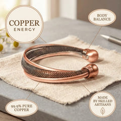Bettina | Lattice Copper Bracelet