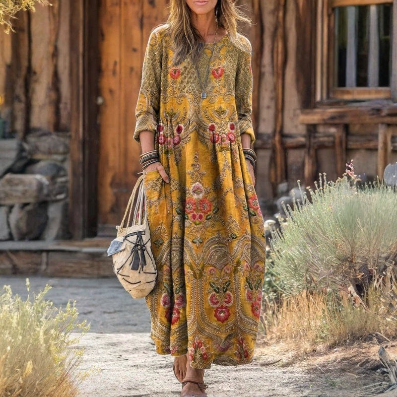 Sapphire | Free-Spirited Floral Maxi Dress