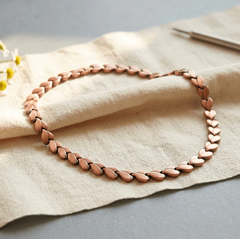 Meriel | Handcrafted Copper Heart Necklace