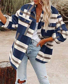 Pippa | Elegant Plaid Shirt