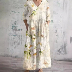 Antonia | Floral Summer Midi Dress