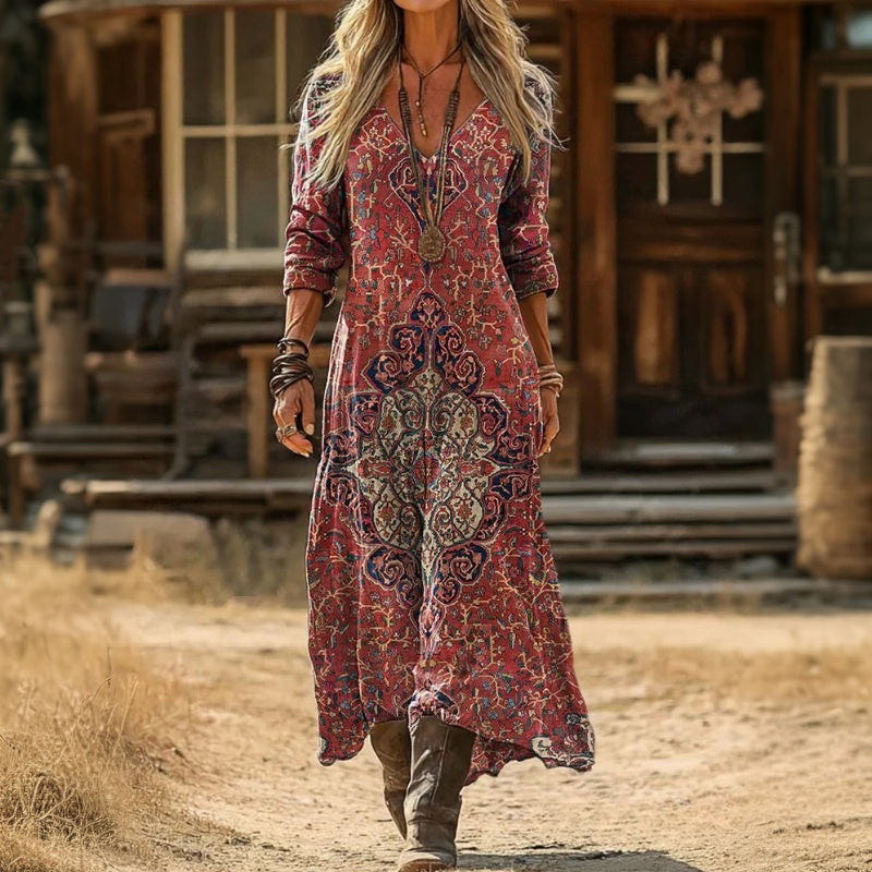Kaylee | Bohemian Flowing Maxi Dress