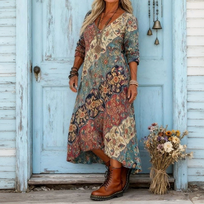 Susanna | Bohemian Flowing Maxi Dress