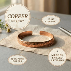 Alison | Copper Garland Bracelet