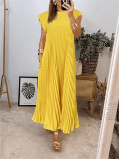 Mackenzie | Pleated Elegant Dress