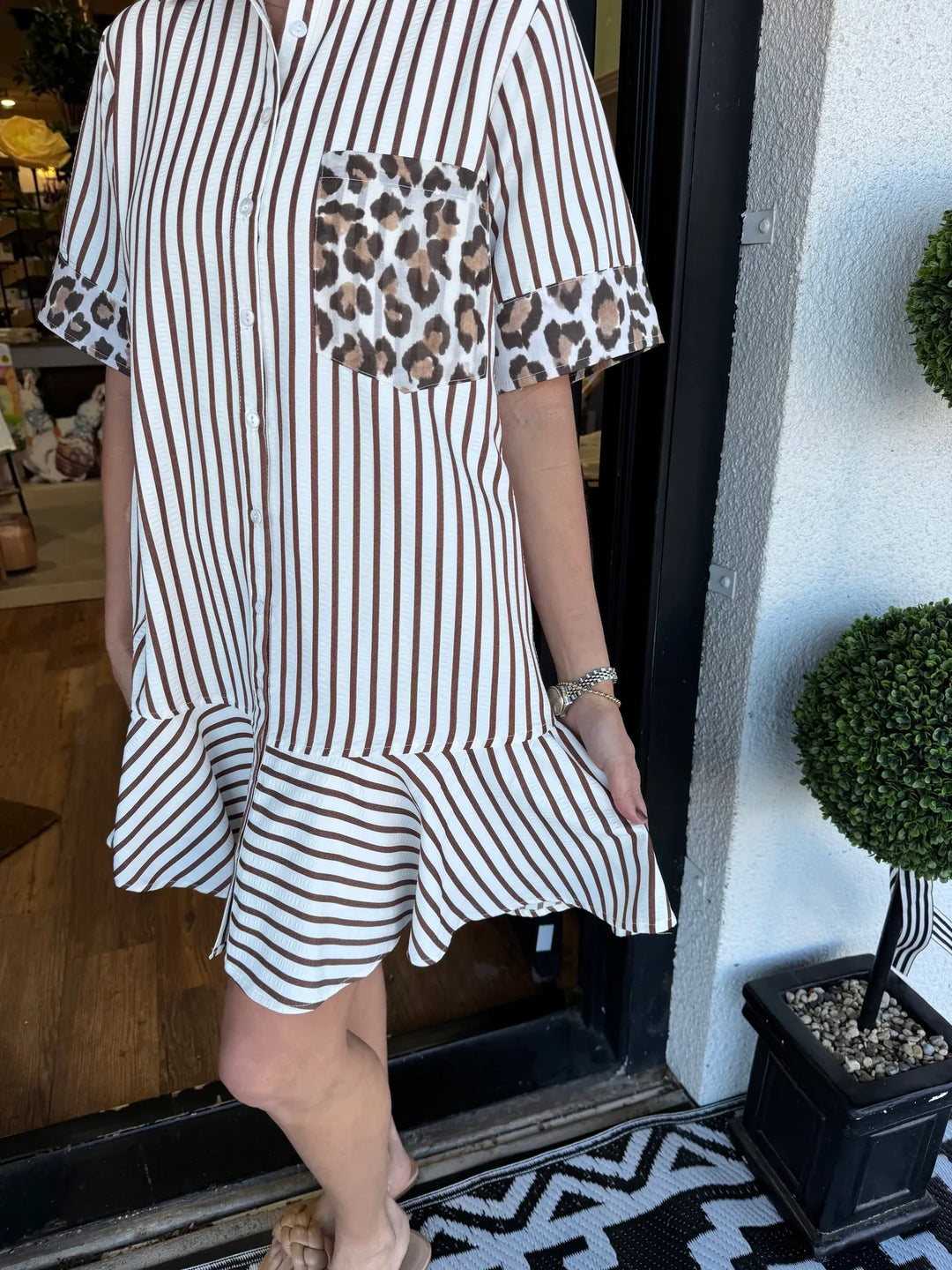 Derfel | Striped Wild Dress